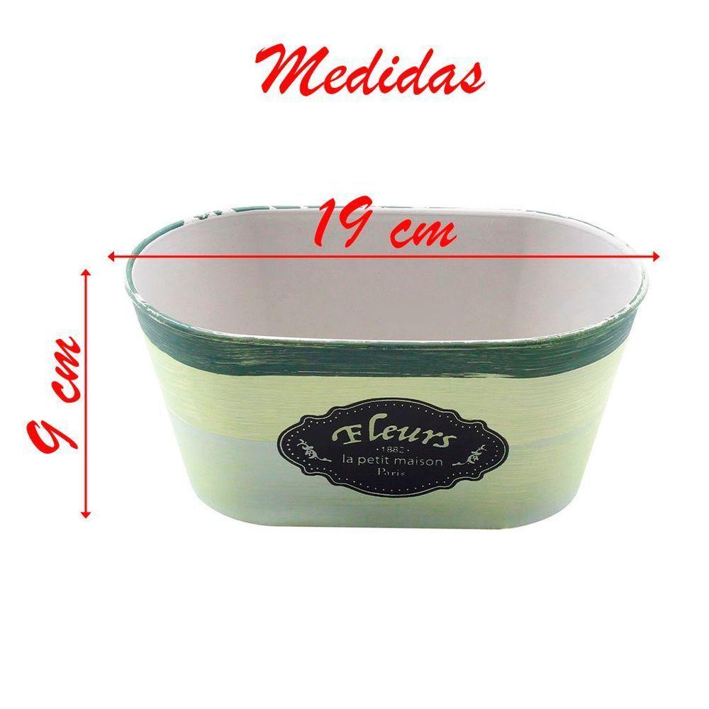 Kit 4 Mini Vasos De Planta Cachepot Estampados Decorados 9cm - 3