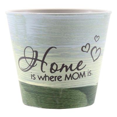 Kit 4 Mini Vasos De Planta Cachepot Estampados Decorados 11cm