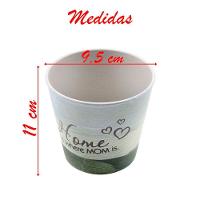 Kit 4 Mini Vasos De Planta Cachepot Estampados Decorados 11cm - 2