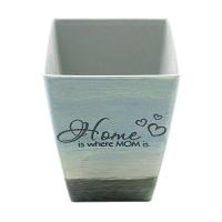 Kit 4 Mini Vasos De Planta Cachepot Estampados Decorados 16cm