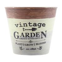 Kit 4 Mini Vasos De Planta Cachepot Estampados Decorados 11cm - 1