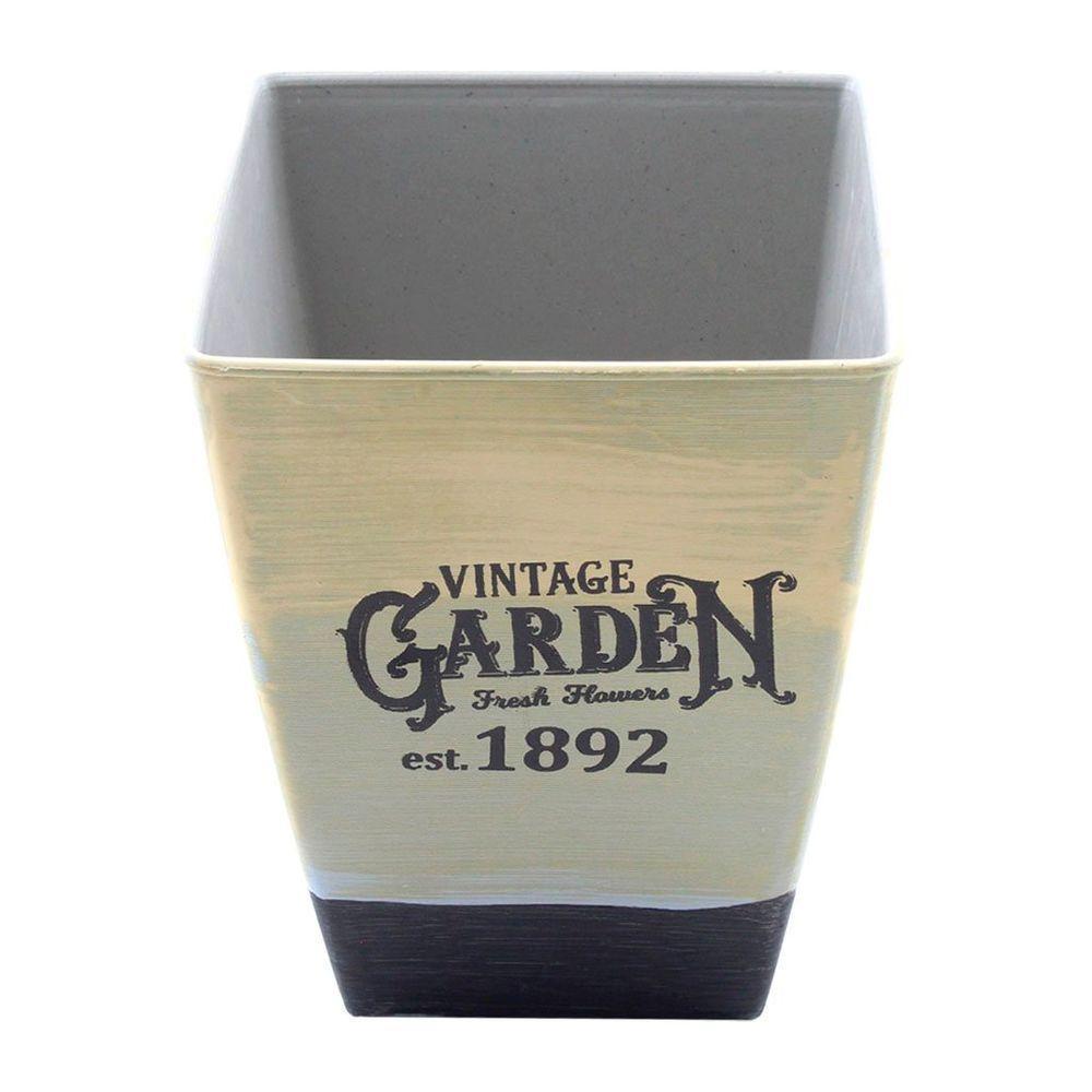 Kit 4 Mini Vasos De Planta Cachepot Estampados Decorados 16cm - 2