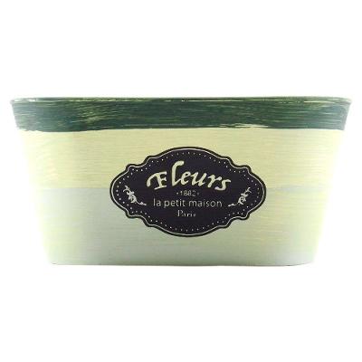 Kit 2 Mini Vasos De Planta Cachepot Estampados Decorados 9cm