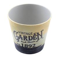 Kit 2 Mini Vasos De Planta Cachepot Estampados Decorados 11cm - 2