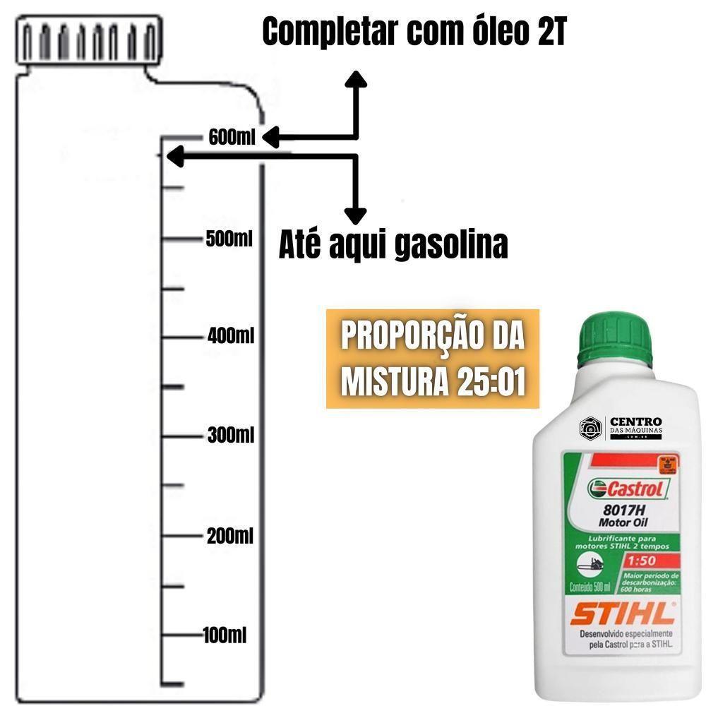Motor Serra Vulcan Vsl450 á Gasolina 2t + óleo Castrol Stihl - 10