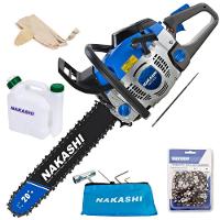 Motosserra À Gasolina Nakashi Ncs-650 65,1Cc 2T Robusto - 1