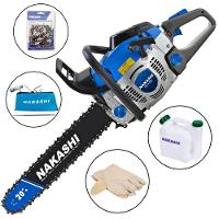 Motosserra Profissional Nakashi Ncs-650 2T 65,1Cc À Gasolina - 1