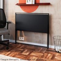 Escrivaninha Dobravel Estilo Industrial P1022 Preto Grafite Pp Preto Grafite - 2