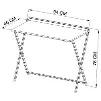 Escrivaninha Dobravel Estilo Industrial P1022 Preto Grafite Pp Preto Grafite - 8