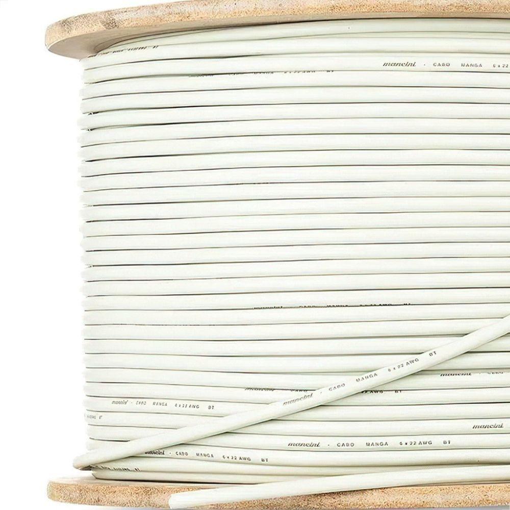 Cabo Manga 150 Metros 4 Vias 22 Awg (4x22awg) Para Automação Comercial E Iluminação De Piscinas Led Rgb - 2