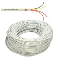 Cabo Manga 150 Metros 4 Vias 22 Awg (4x22awg) Para Automação Comercial E Iluminação De Piscinas Led Rgb - 1
