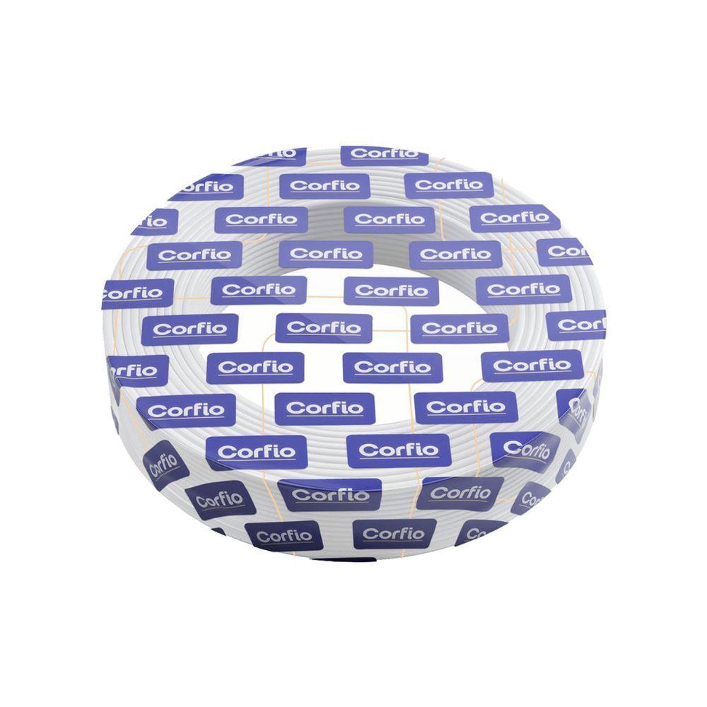 Fio De Cobre Flexível 1,5 Mm2 - Corfio Branco - 100m (rolo) - 1