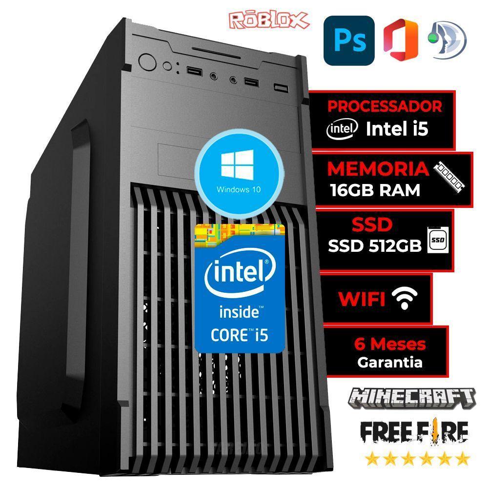 Cpu Pc Intel Core I5 3470 + Placa H61 1155 + 16 Gb+Ssd 512gb - 2