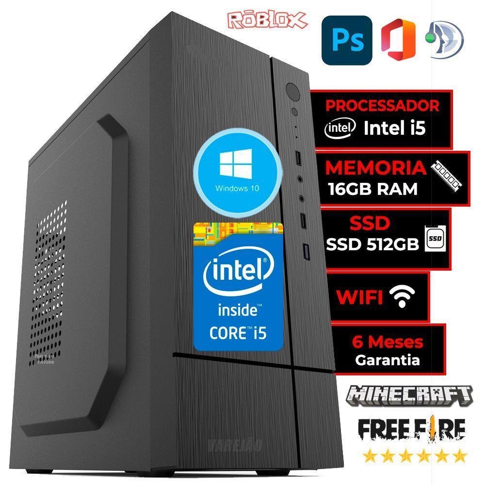 Cpu Pc Intel Core I5 3470 + Placa H61 1155 + 16 Gb+Ssd 512gb - 4