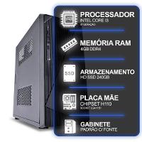 Computador Desktop, Intel Core I3 6º Geração, 4gb Ram, Hd Ssd 240gb, Conexões Usb/vga/hdmi/lan/som - 5