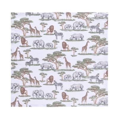 Guardanapo Copa E Cia 4 Peças Home Estampado Safari
