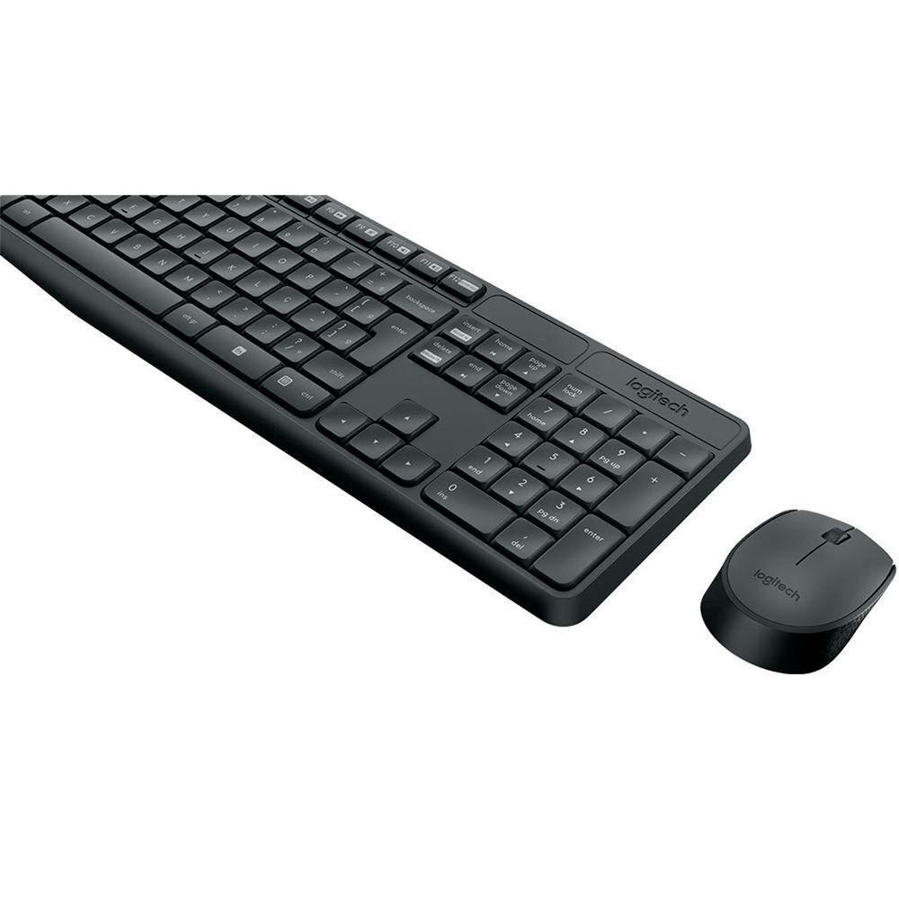 Kit Teclado E Mouse Logitech Mk235 Wireless, Abnt2 - 3