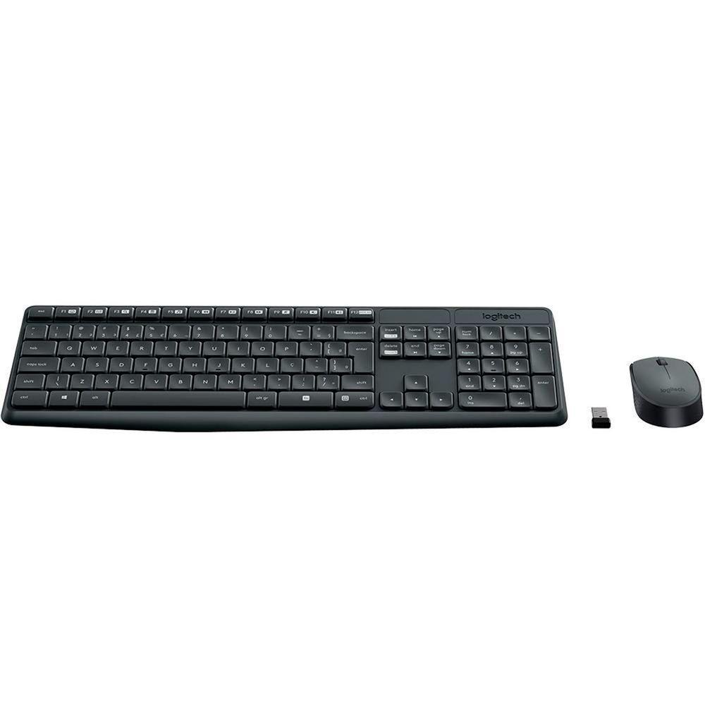 Kit Teclado E Mouse Logitech Mk235 Wireless, Abnt2 - 4
