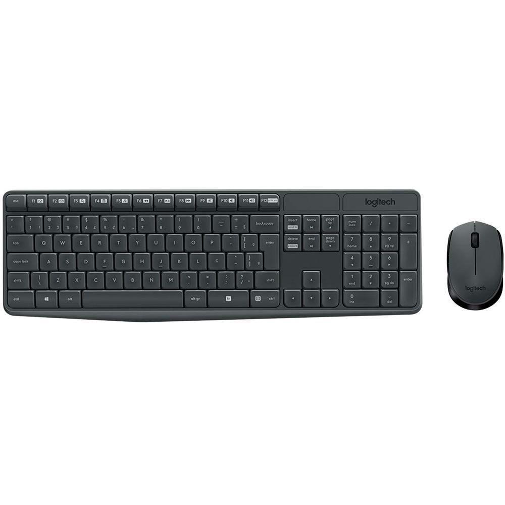 Kit Teclado E Mouse Logitech Mk235 Wireless, Abnt2 - 5