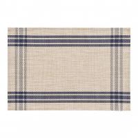 Jogo Americano Copa E Cia 6 Peças Trama Xadrez Marinho - 1