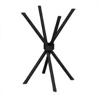 Base Para Mesa De 75x75 Ipanema Martelado Grafite Teixeira Grafite - 1