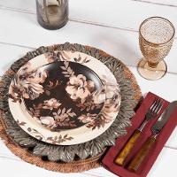 Jogo Americano Copa E Cia 6 Peças Lana Camurça - 6