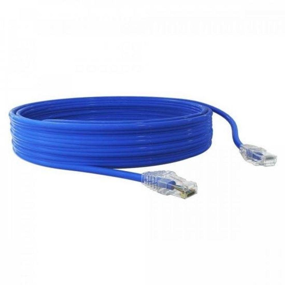 Patch Cord U/utp Cat6 Cmx 20m T568a/b Azul - 1