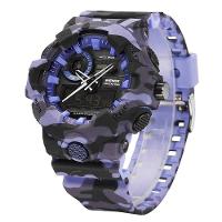 Relógio Weide Masculino Ref: Wa3j8007 11872 Esportivo Anadigi Camuflado - 6