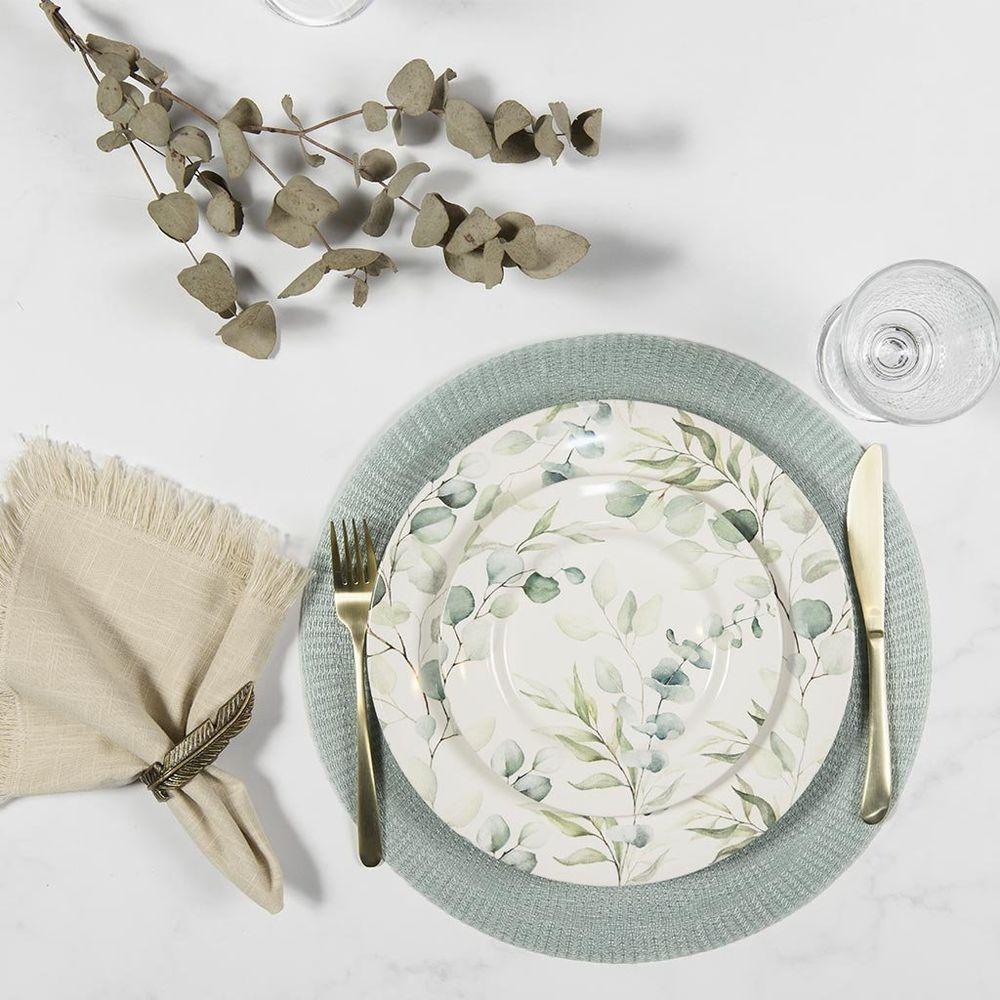 Jogo Americano Copa E Cia Avulso Serenity Verde-suculenta - 3