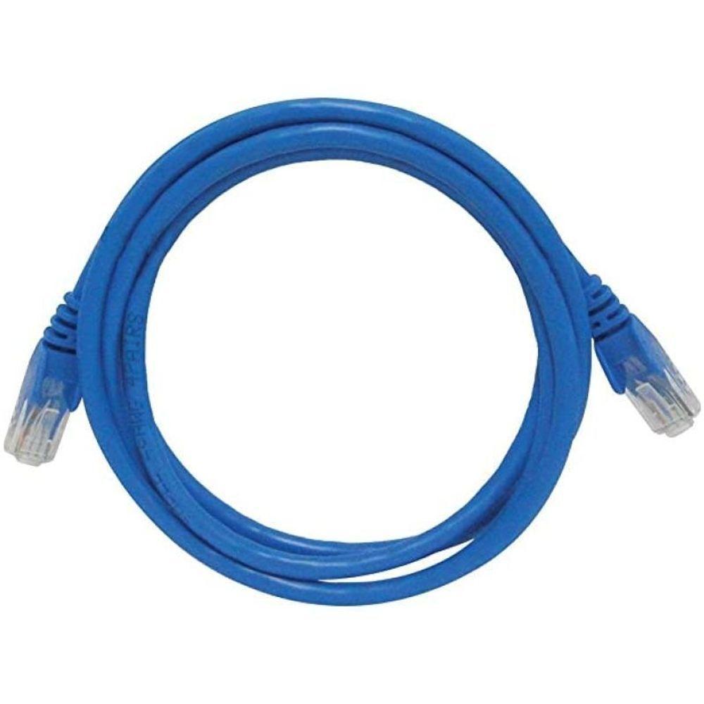 Cabo De Rede Patch Cord Cat6 2 5m Azul Seccon - 3