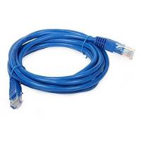 Cabo de Rede Ethernet Lan Rj45 Cat 6 Utp Azul 3 Metros - 2