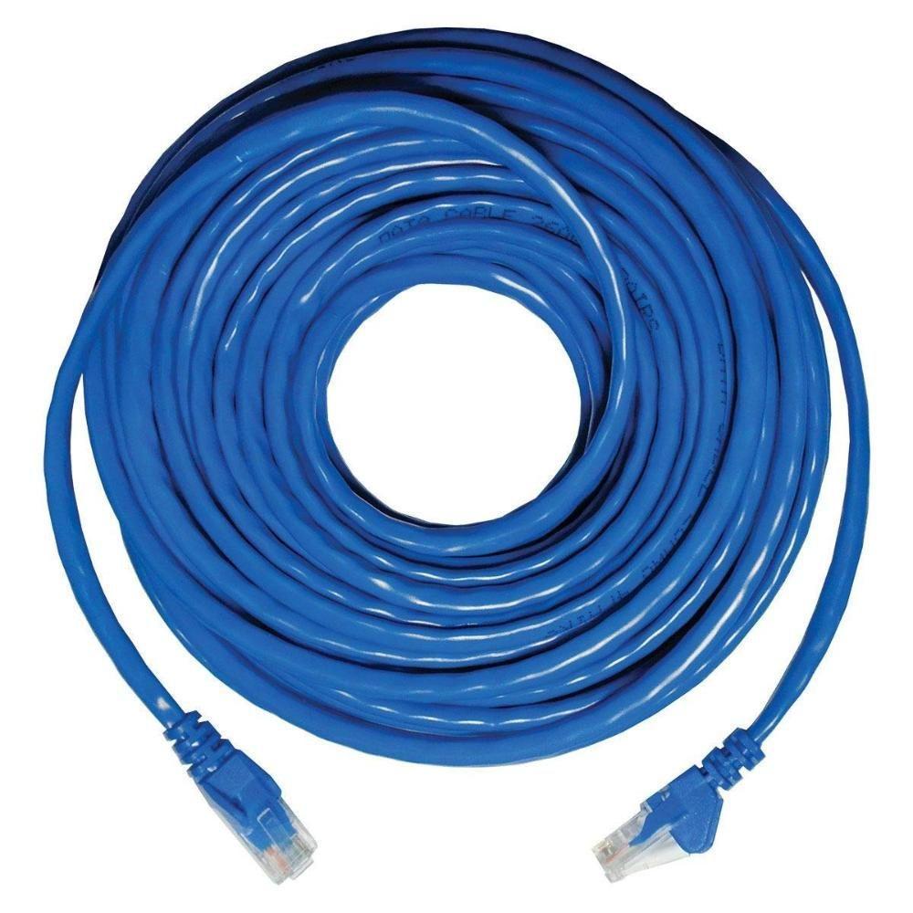Cabo De Rede Plus Cable Pc Eth6e Patch Cord Cat6 Azul 20m - 2