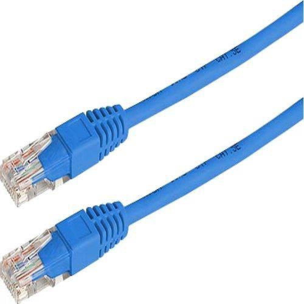Cabo De Rede Ethernet Lan Rj45 Cat 5 Utp Azul 15 Metros - 1