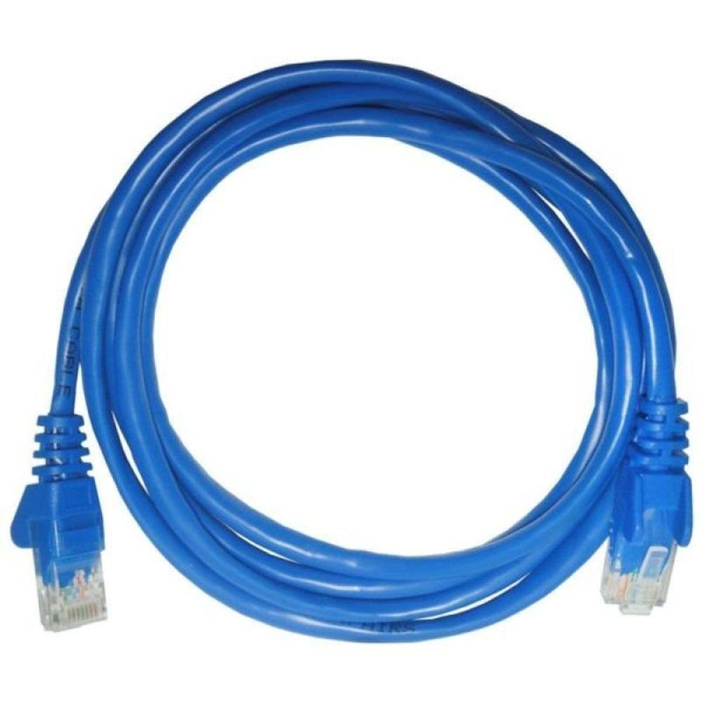 Cabo De Rede Patch Cord Cat6 1 5m Azul Seccon - 1