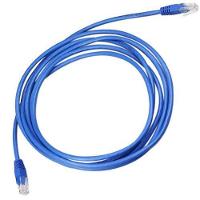 Cabo De Rede Ethernet Lan Rj45 Cat5e Azul 3 Mts - 1