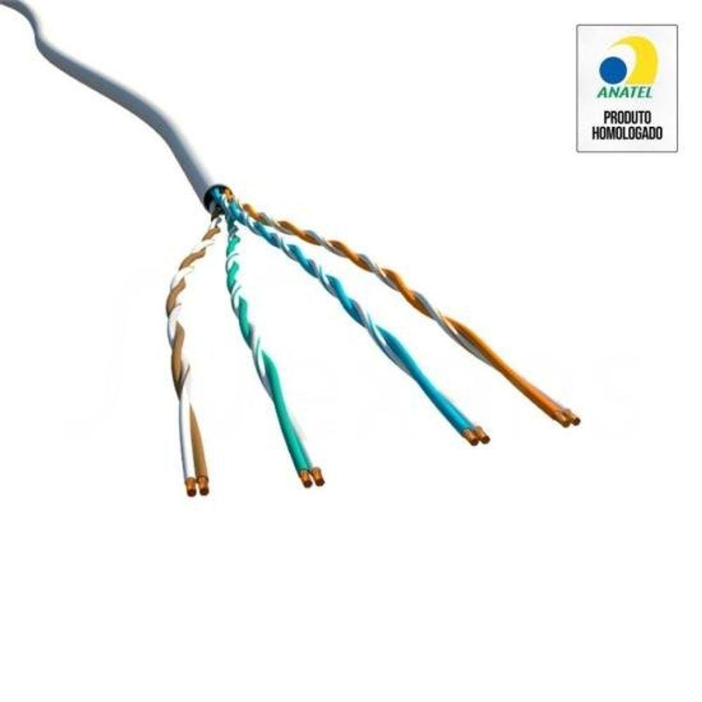 Cabo De Rede Cat.5E Cmx 305M Branco Nexans - Cx / 305 - 3