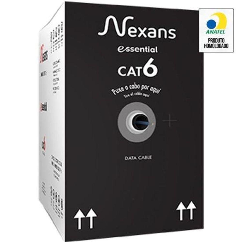 Cabo De Rede Cat.6 Cm 305M Azul Nexans - Cx / 305 - 2