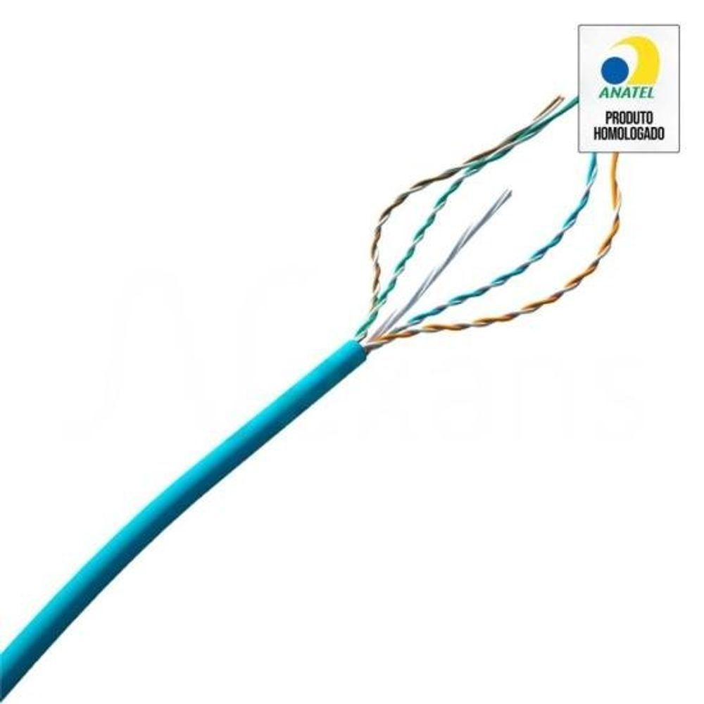 Cabo De Rede Cat.6 Cm 305M Azul Nexans - Cx / 305 - 4