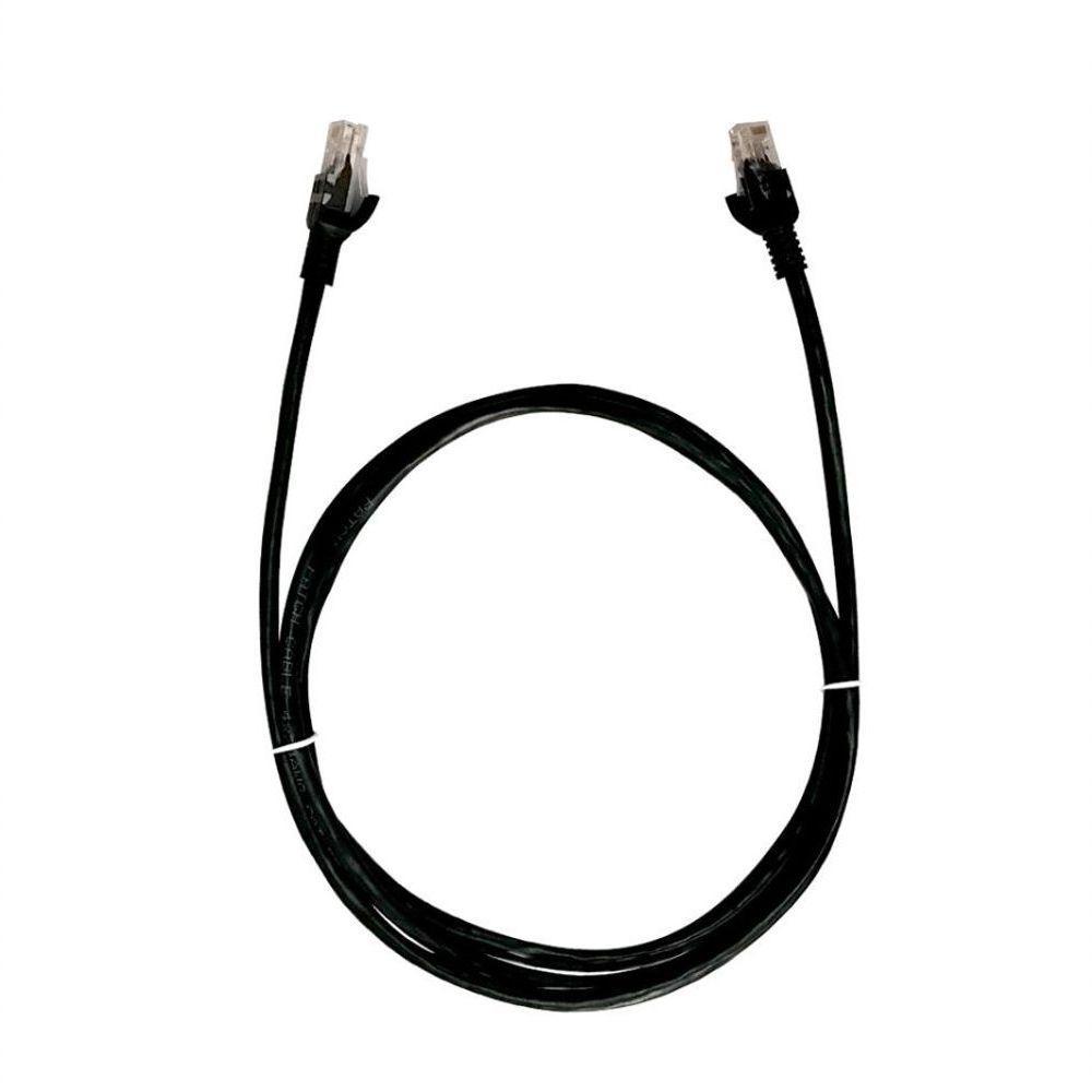 Patch Cord U-Utp Cat.5E Cmx T568A-B 0.5 Metro Preto 35104006 - 1