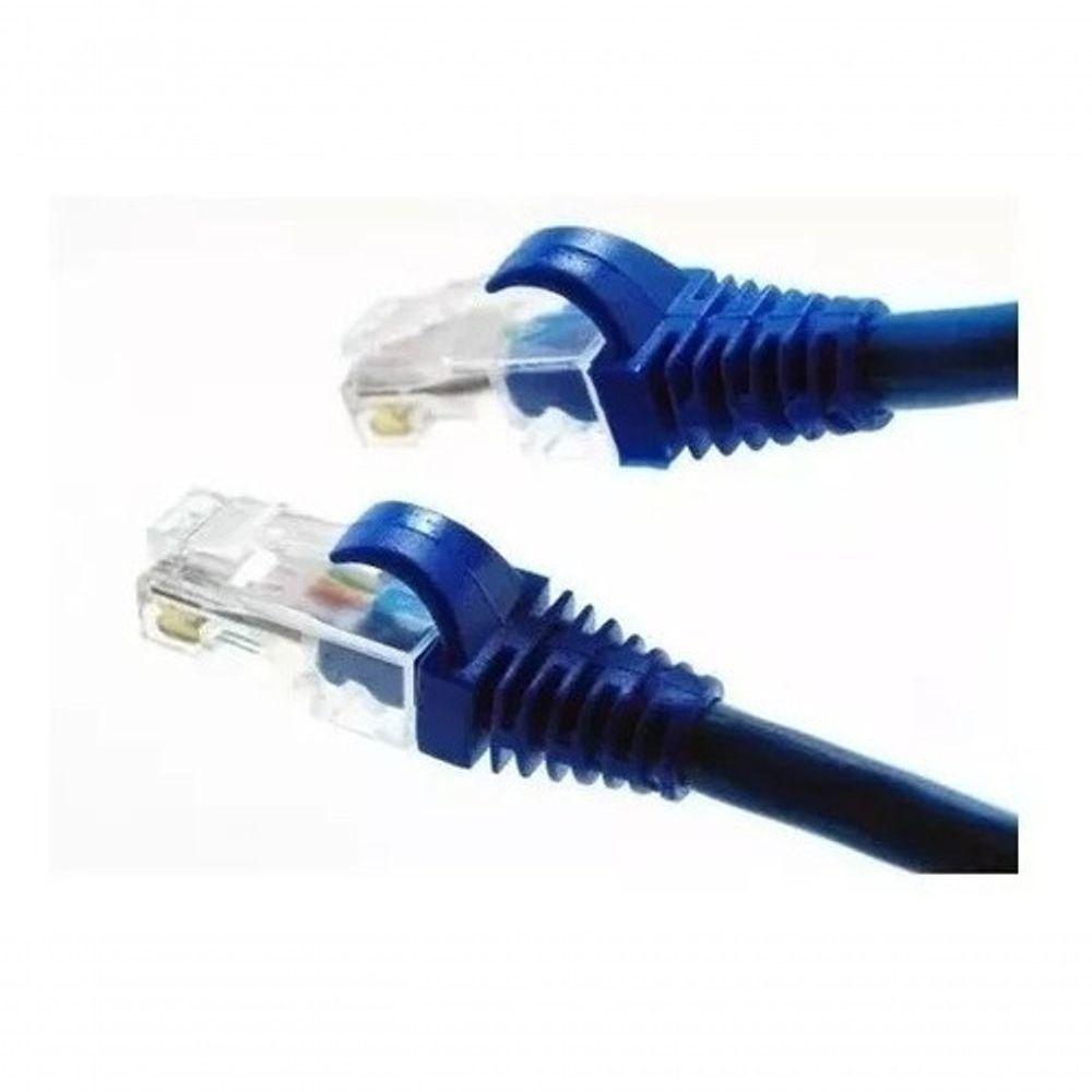 Cabo De Rede 20 Metros Ethernet Lan Rj45 Cftv Azul C/ 20Mts - 2