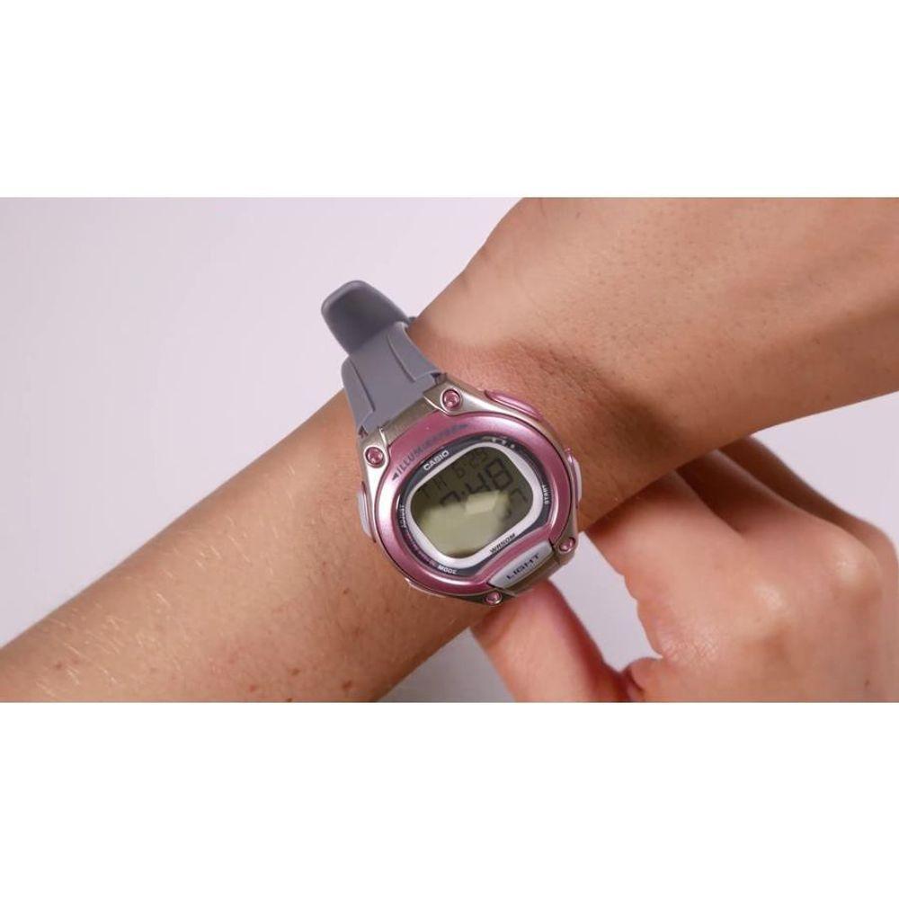 Relógio Casio Feminino Ref: Lw-203-8avdf Infantil Digital - 3