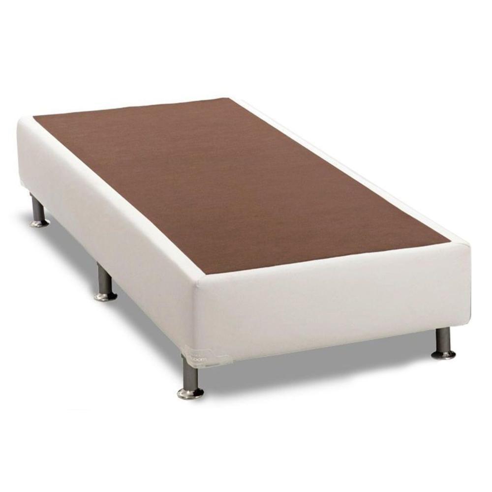 Cama Box Base Solteiro Universal Courano White (88x188x30) - Ortobom - 1