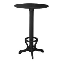 Mesa Bar Redonda com Suporte para Pés Madeira Maciça Adan - 7