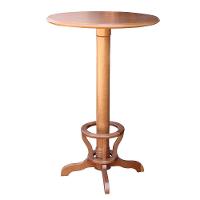 Mesa Bar Redonda com Suporte para Pés - 2