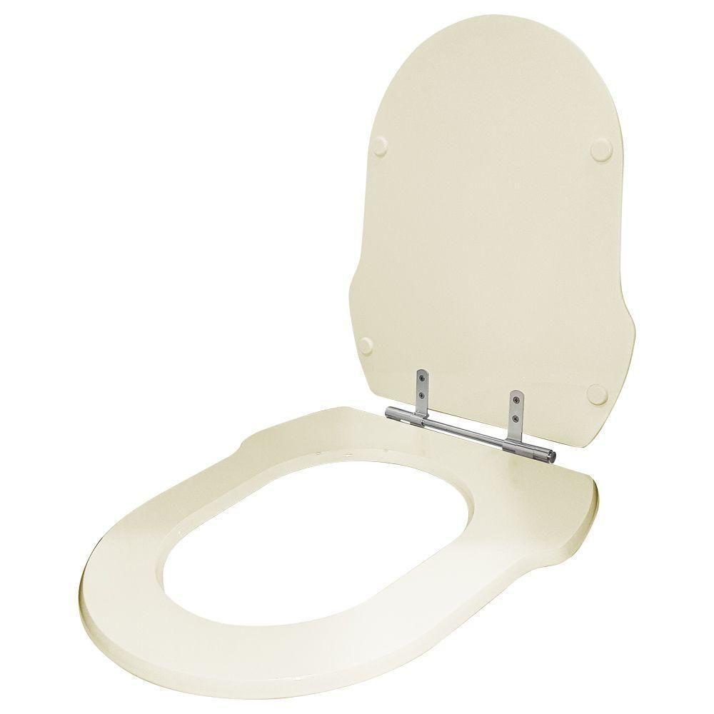 Tampa De Vaso Poliester Hampton Bege Claro Para Bacia 6Lpf - 3