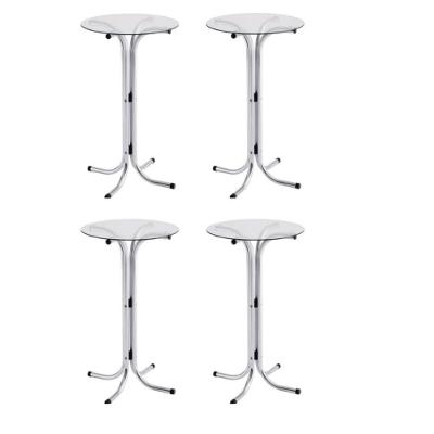 Kit 4 Bistrôs Tais Cromado