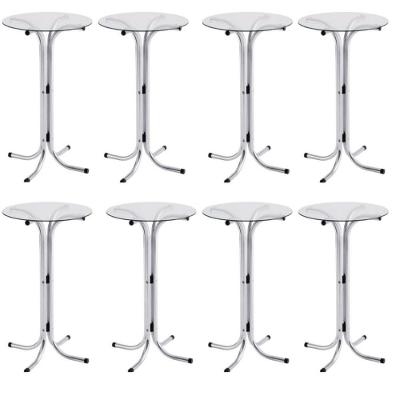 Kit 8 Bistrôs Tais Cromado