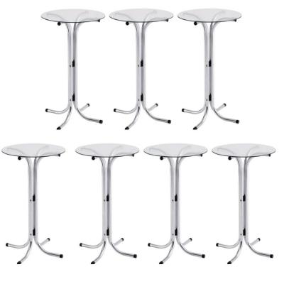 Kit 7 Bistrôs Tais Cromado