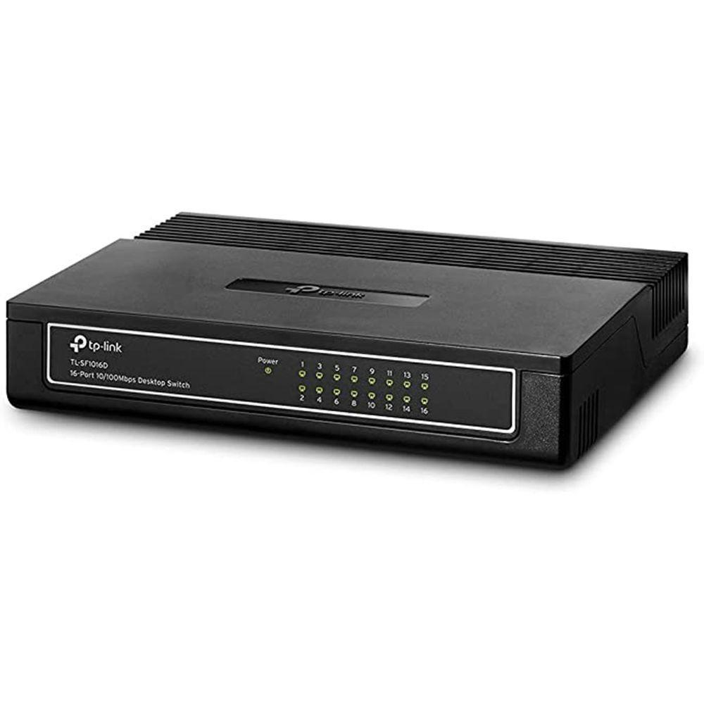 Switch De Mesa Tp-Link 16 Portas 10/100Mbps, Preto - 3