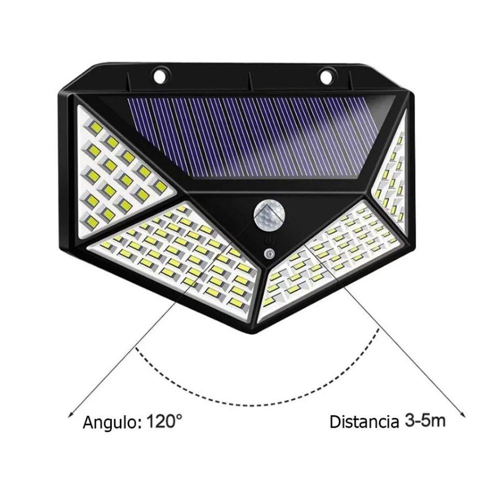 Luminaria Solar Sensor Detecta Presença 100 Led 3 Funçoes - 6